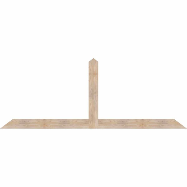 Ekena Millwork Portland Smooth Timber Gable Bracket, Douglas Fir, 108"W x 40"H x 1 1/2"D x 5 1/2"F, 9/12 Pitch GBW108X40X0206POR00SDF - main